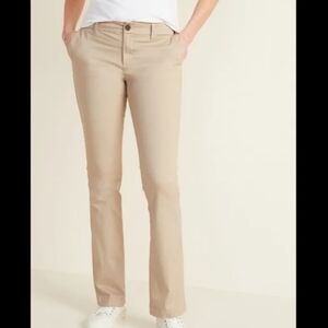 Old Navy Skinny High Rise Khakis Sz 16 Long